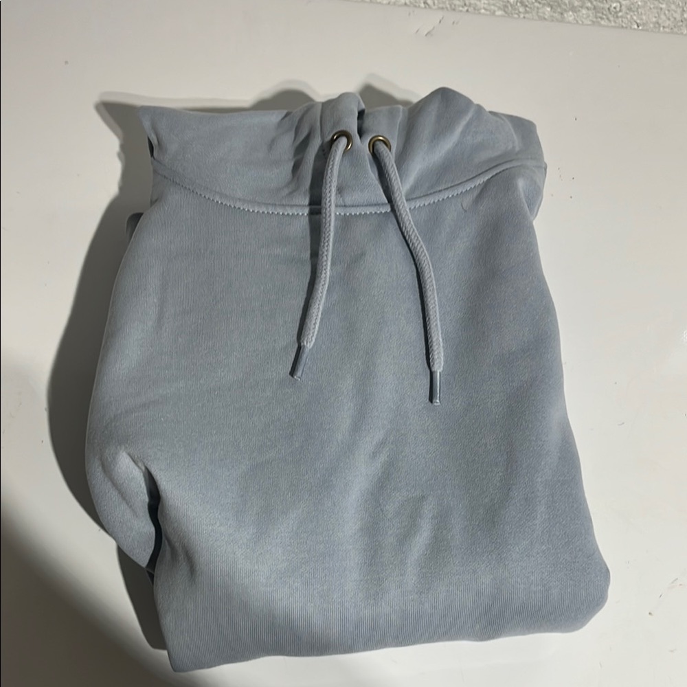 Light Gray Drawstring Hoodie - image 1